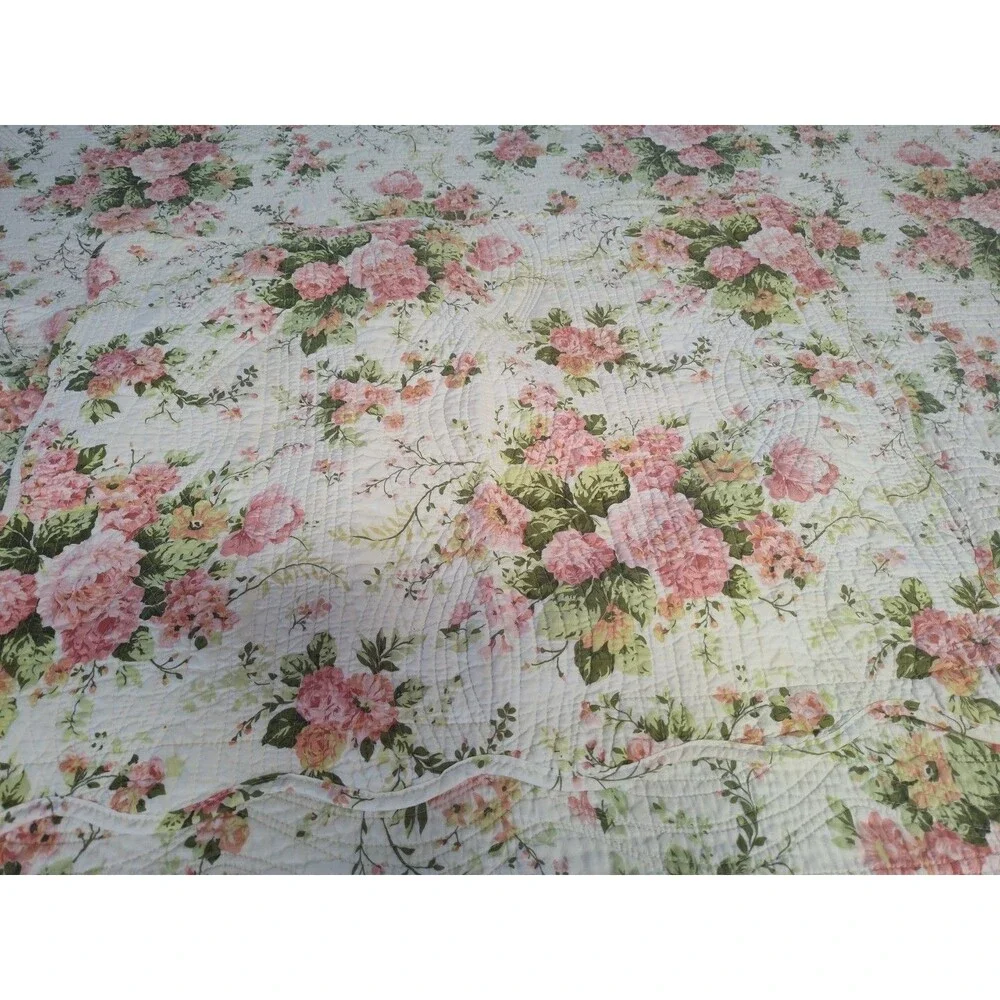 Mary Jane's Home Sweet Roses Fulll Quilt with 1 Sham 86